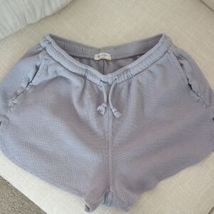 Brandy Melville Gray Athletic Shorts with Drawstring Waist